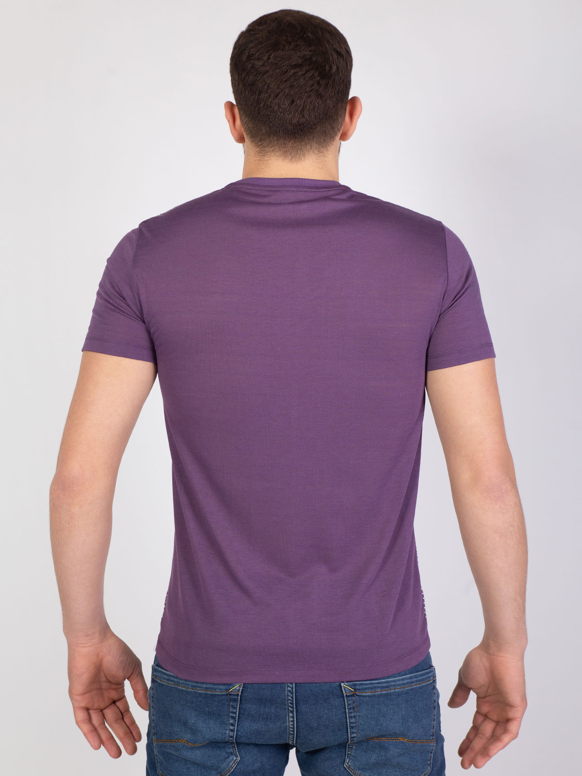 Short sleeve blouse in purple - 96394 € 27.00 img4