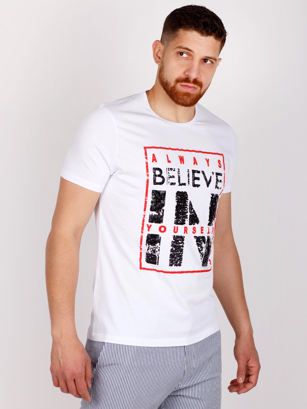 Tshirt with print in black and red - 96412 € 16.31 img2