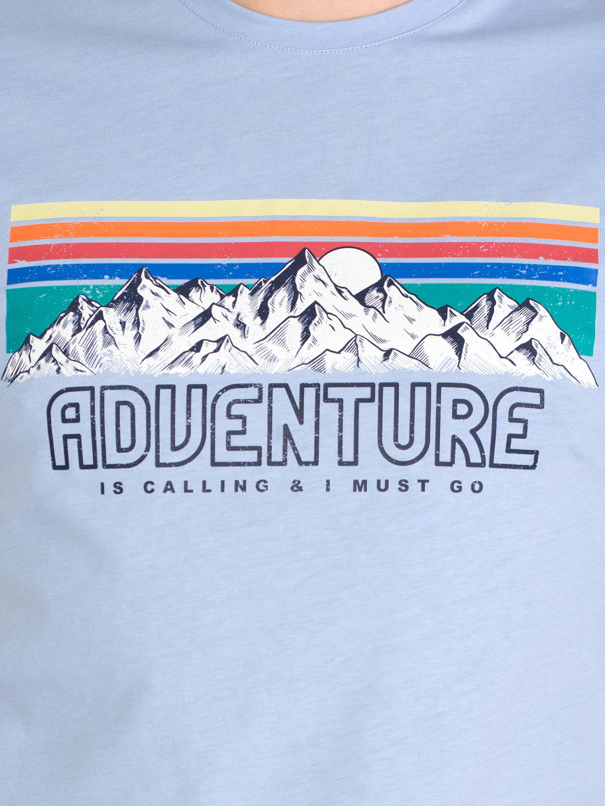 Βαμβακερό μπλουζάκι με στάμπα adventure - 96425 € 16.31 img2