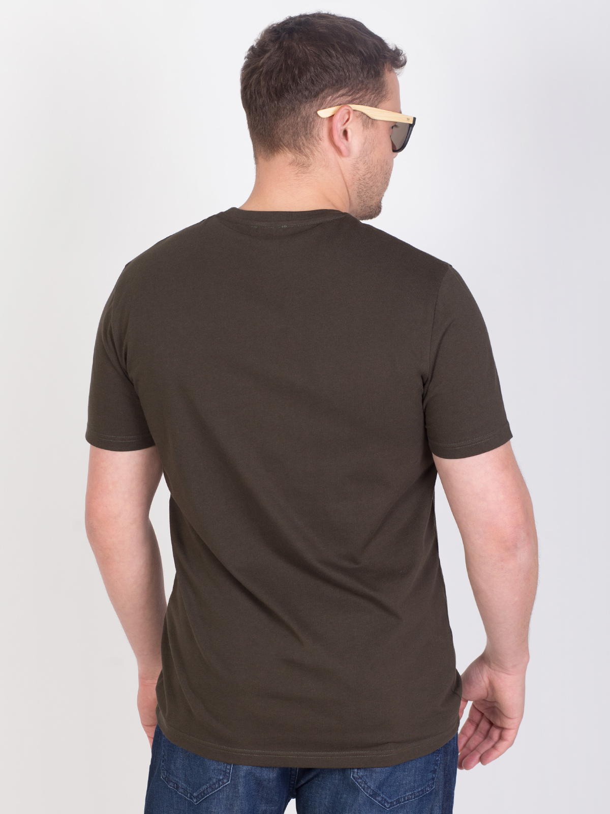 Tshirt in khaki with color print - 96428 € 16.31 img4