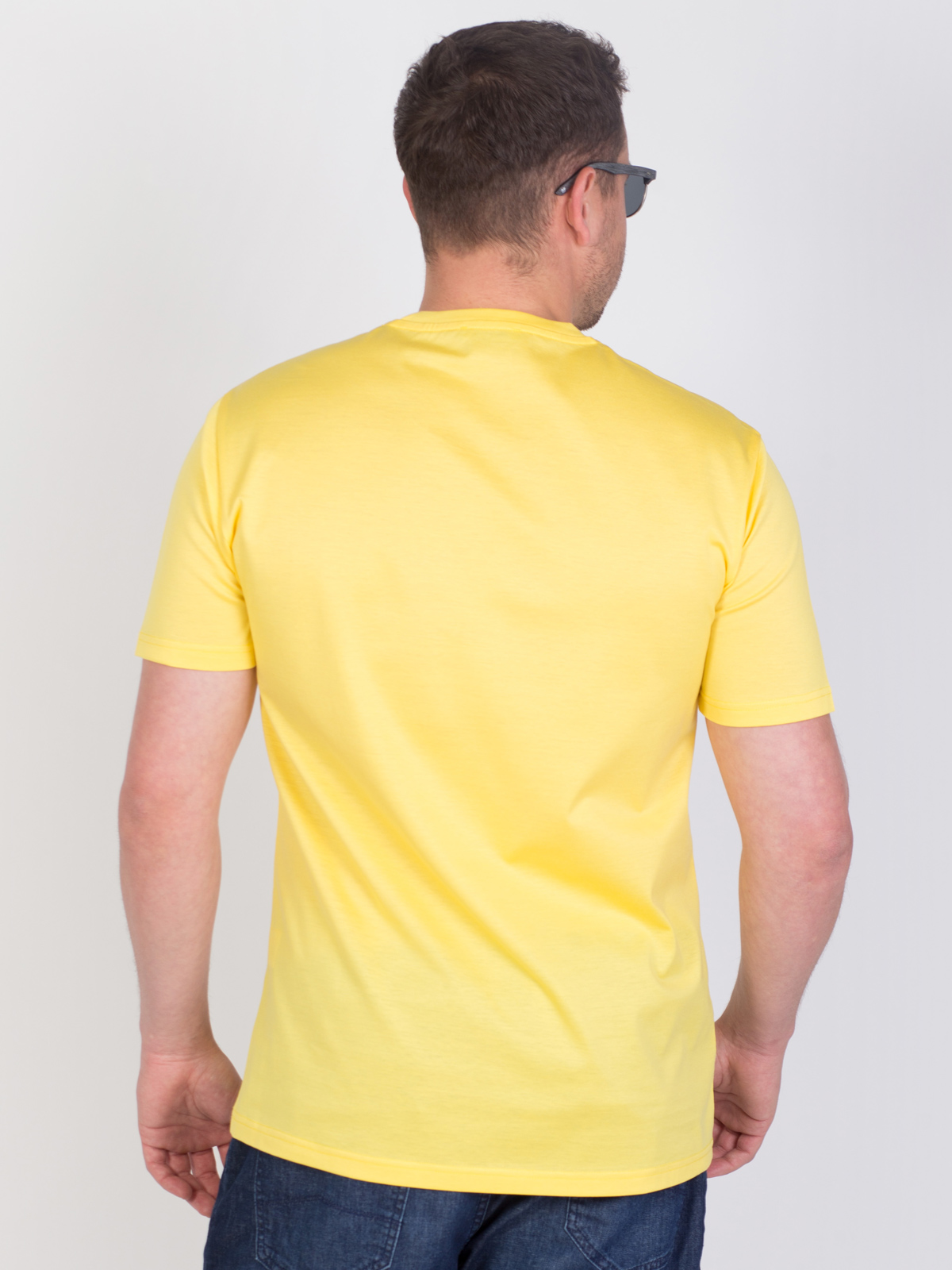 Μπλουζάκι σε κίτρινο χρώμα από μερσεριζέ - 96431 € 16.31 img4
