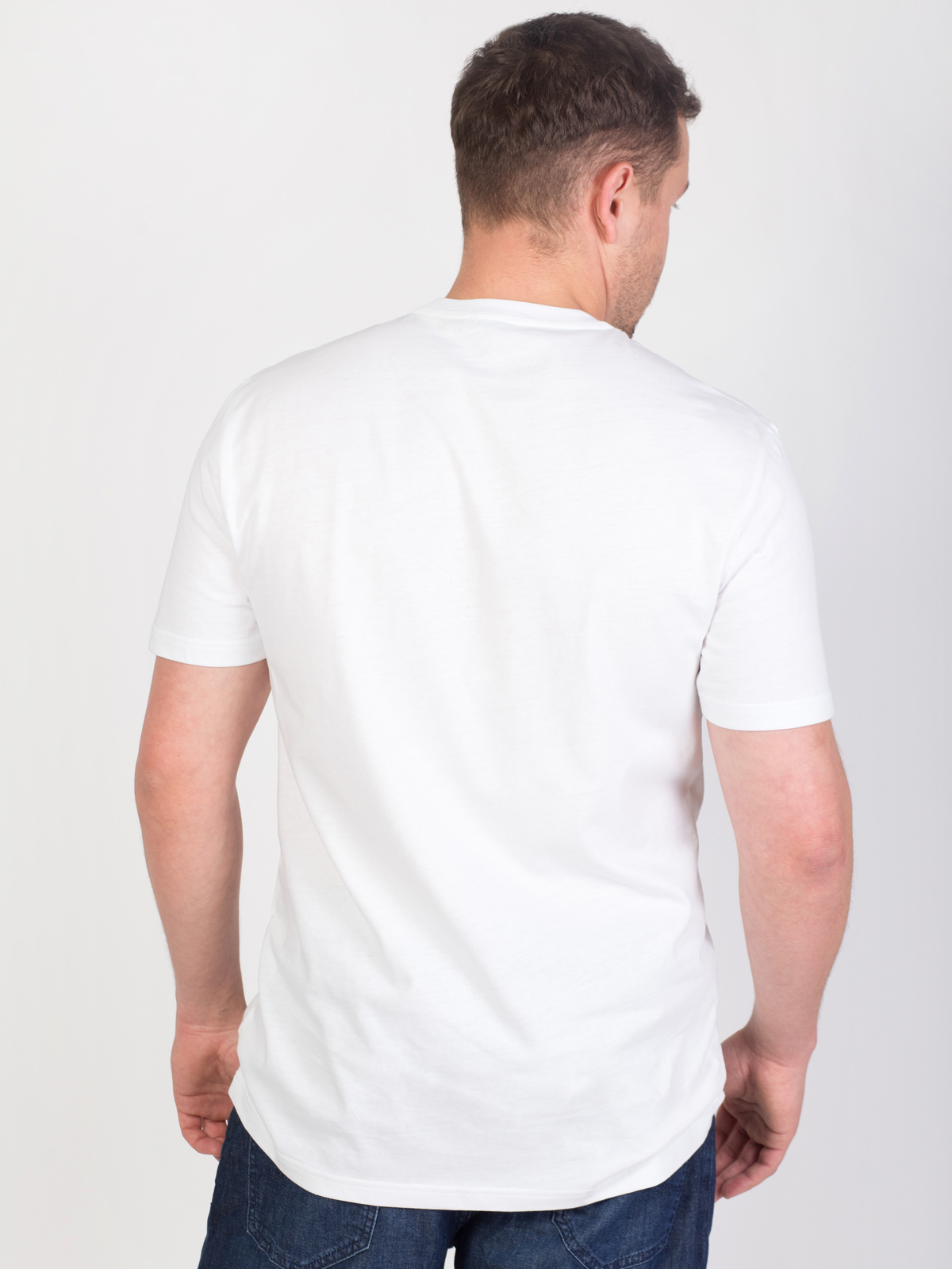 Λευκό μπλουζάκι με μπλε στάμπα run - 96440 € 12.37 img2