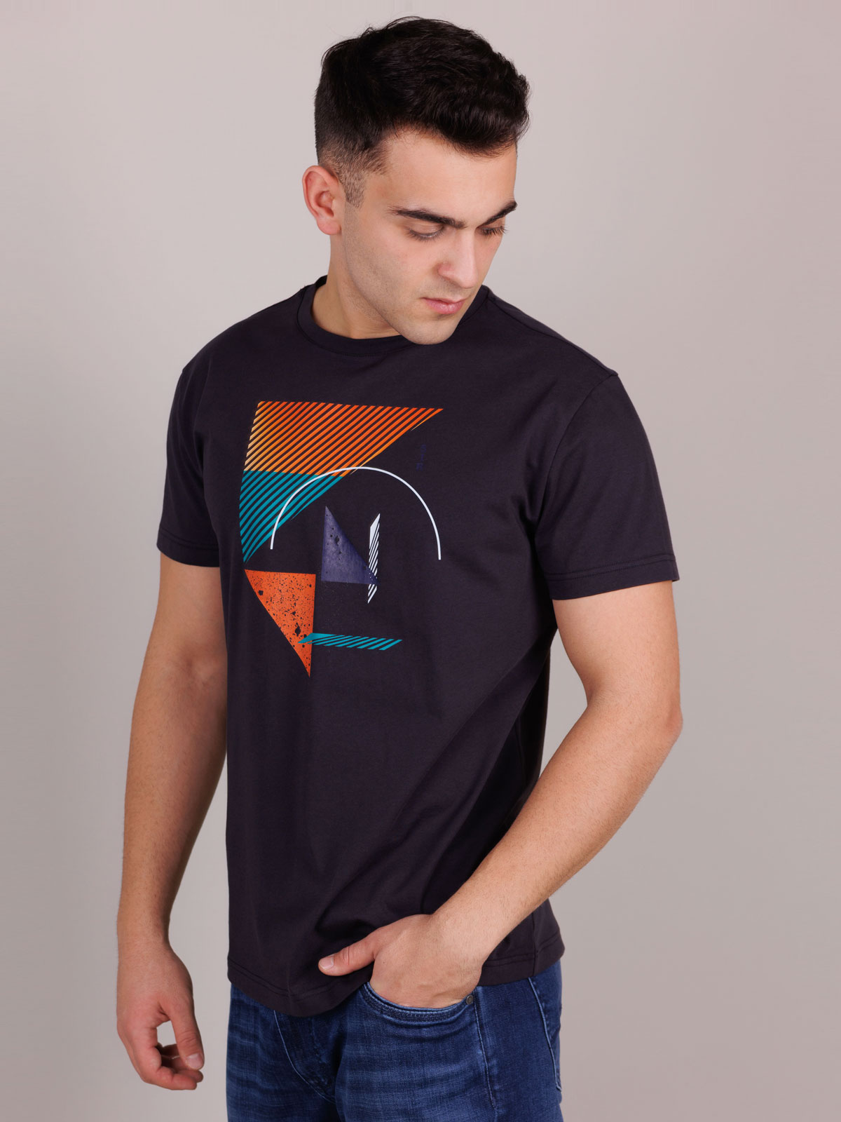 Μπλουζάκι με γεωμετρικά σχήματα - 96462 € 19.12 img4