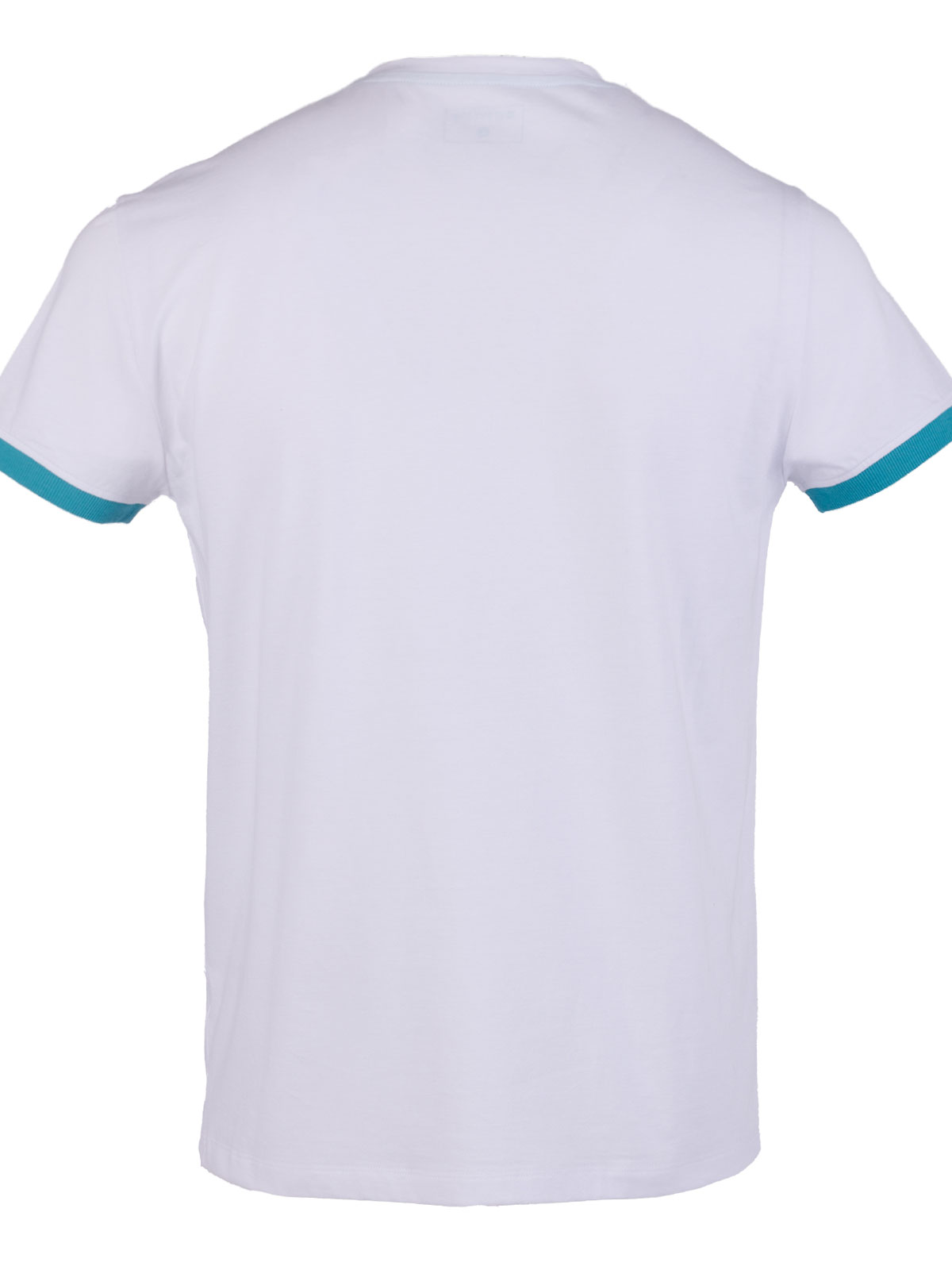 Λευκό μπλουζάκι με εμπριμέ πολύχρωμες γρ - 96473 € 27.56 img2