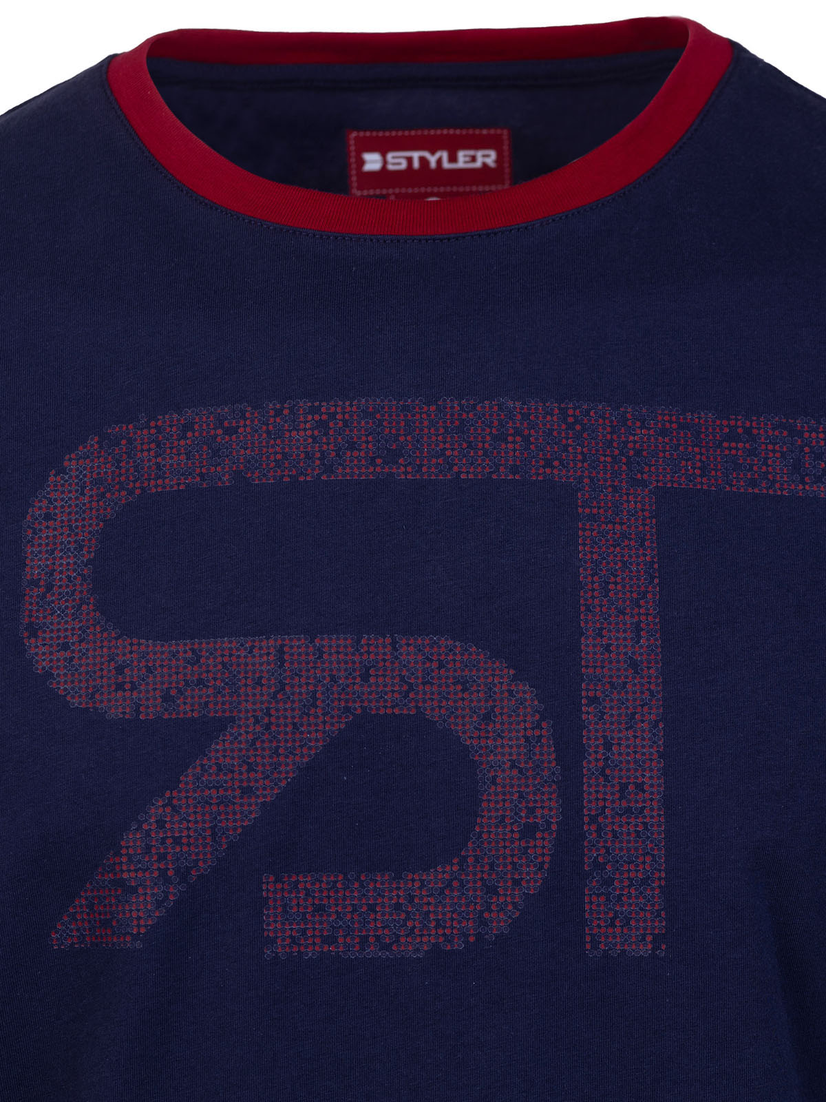 Navy blue printed tshirt - 96482 € 32.62 img2