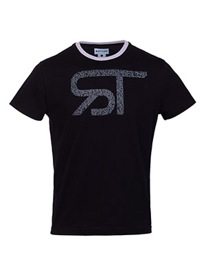 Black tshirt with print-96483-€ 32.62