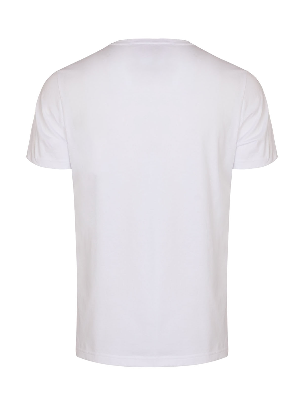 Tricou alb pentru bărbați cu imprimeu - 96507 € 29.25 img2