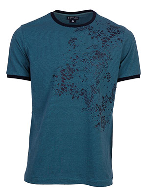 item:Short sleeve blouse in turquoise - 96517 - € 27.00