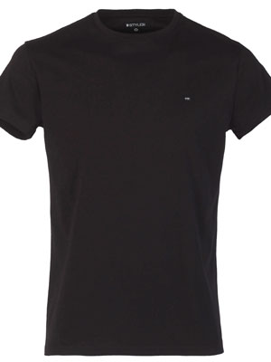 Μονόχρωμο απλό μπλουζάκι - 97001 - € 20.25