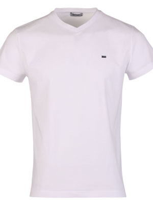 Λευκό καθαρό μπλουζάκι - 97027 - € 20.25