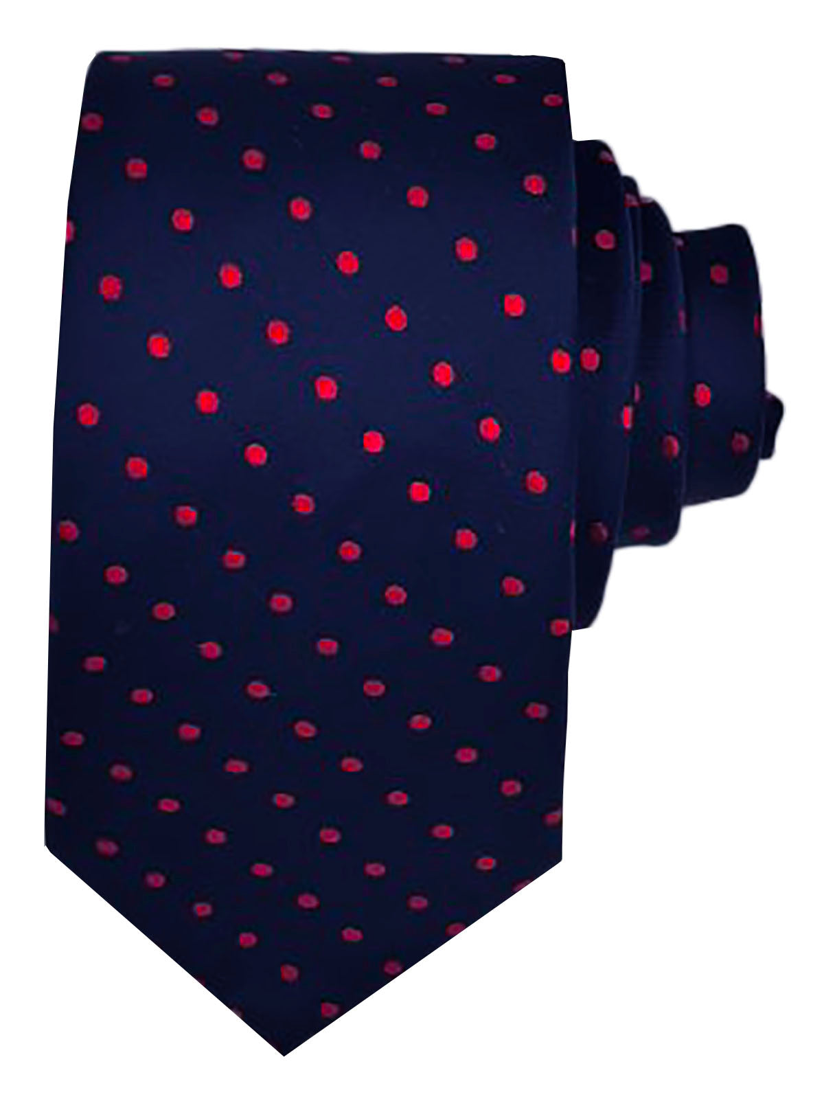 Тъмно синя вратовръзка с точки