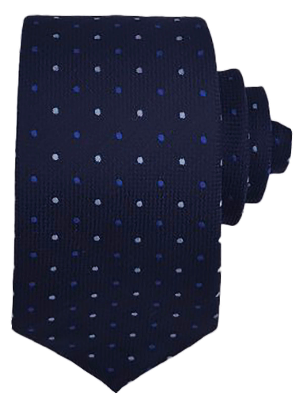 Вратовръзка в тъмно синьо с точки