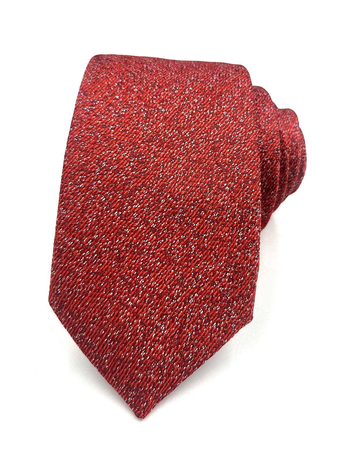 Вратовръзка в червен меланж