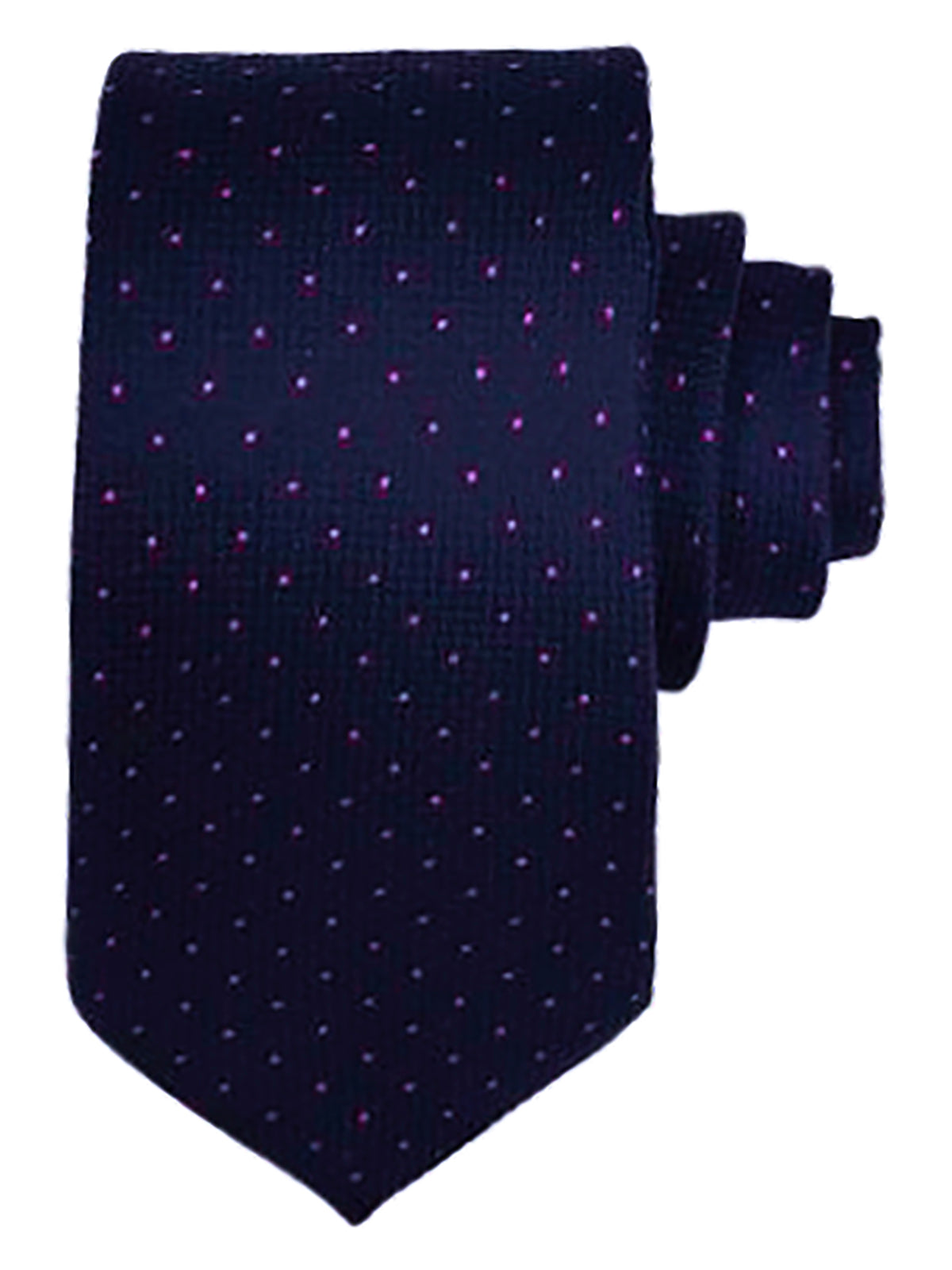 Тъмно синя вратовръзка на точки