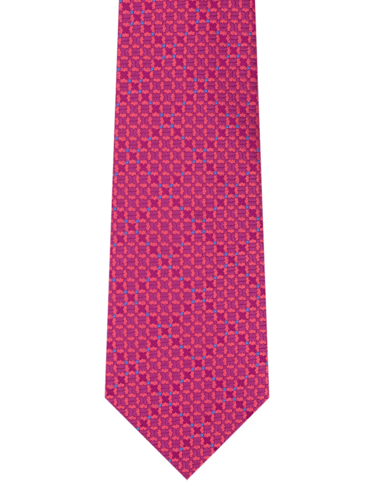 Вратовръзка в циклама на цветни фигури