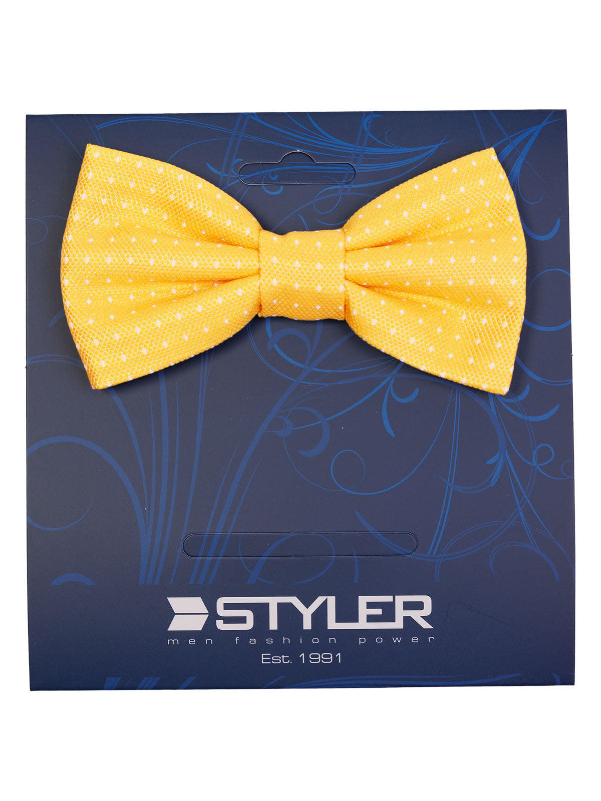 Папийонка в жълто