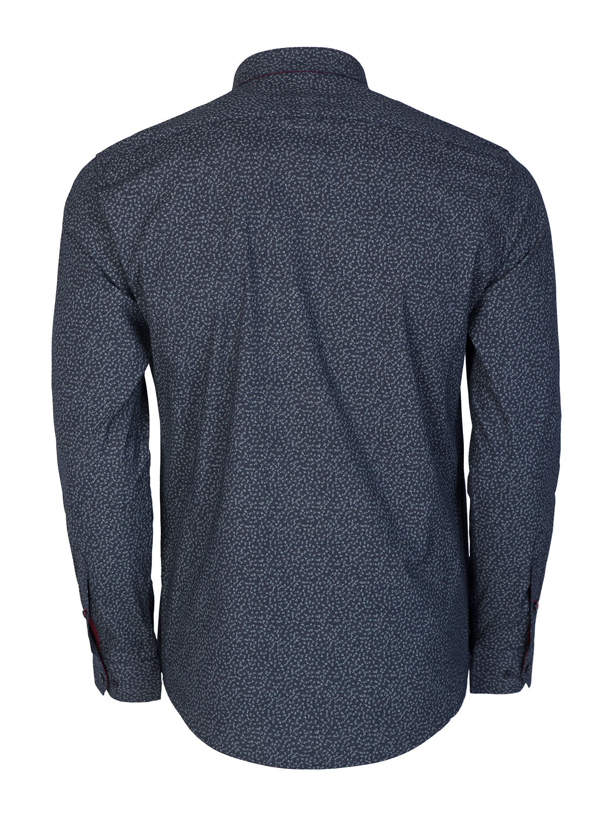 Мъжка риза със сиви фигури