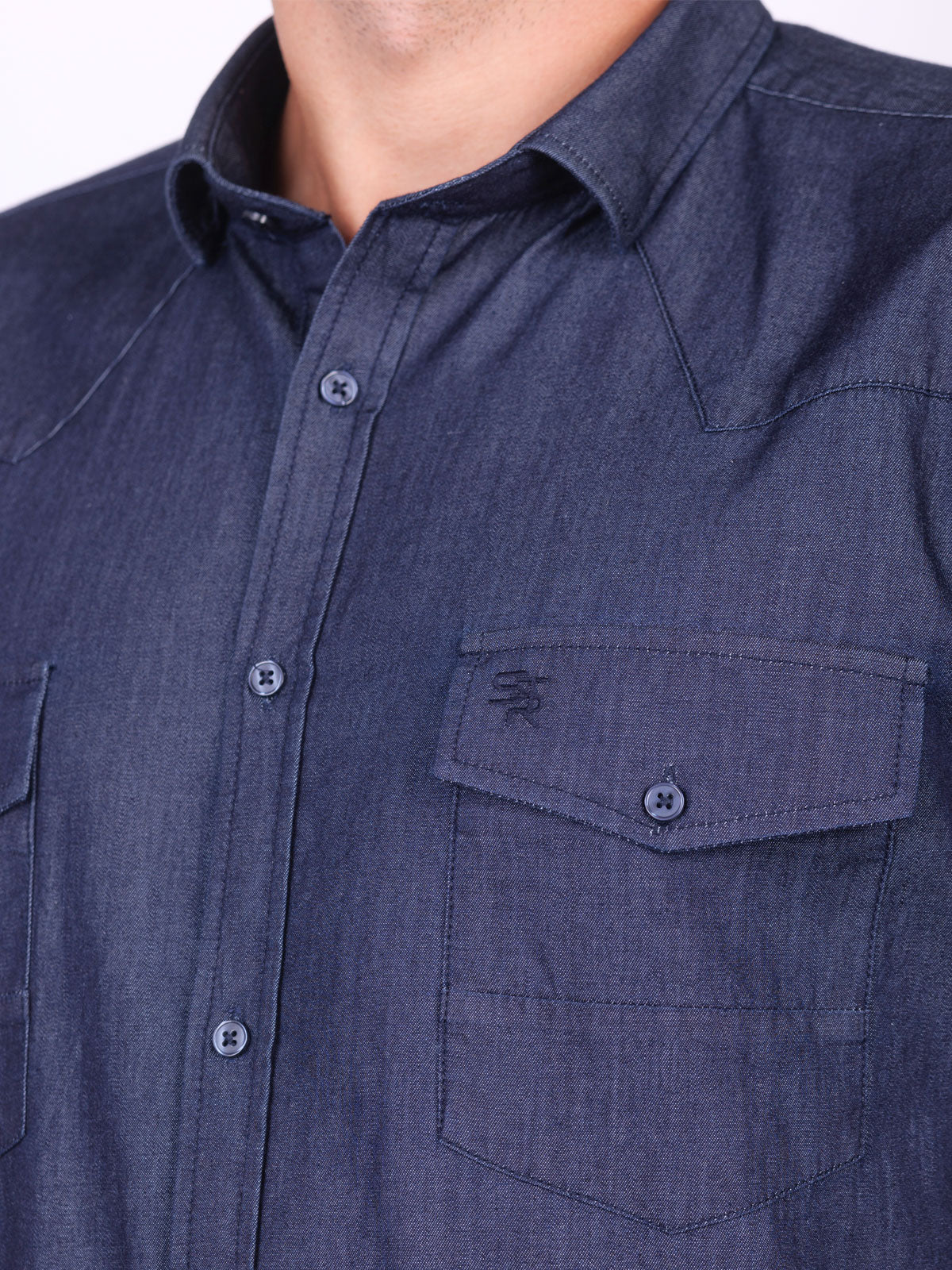 Мъжка дънкова риза