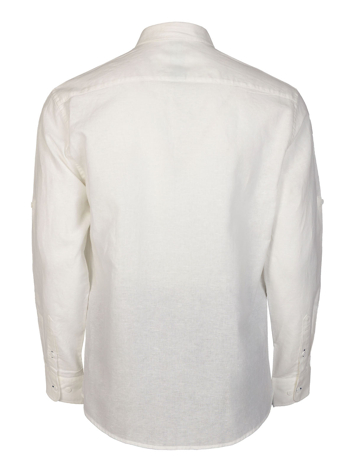 Men's White Linen Shirt