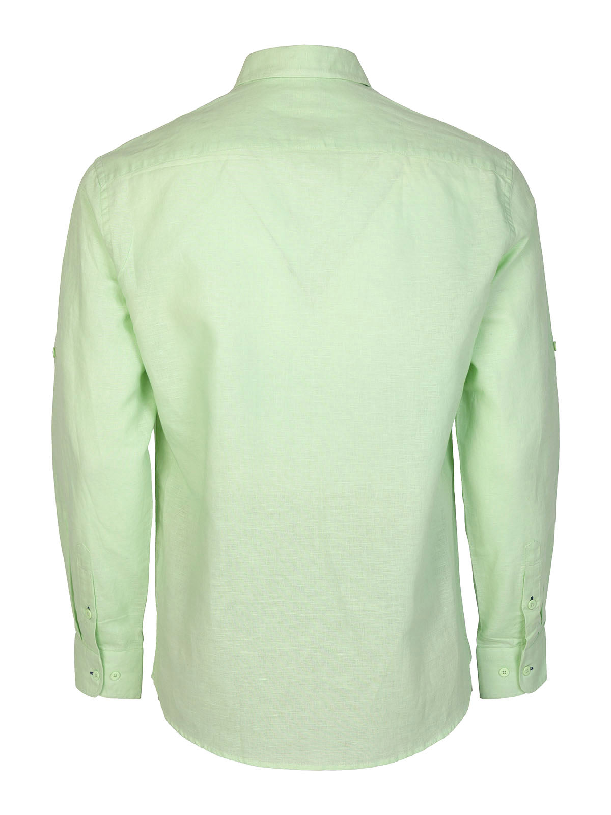 Men's Mint Linen Shirt