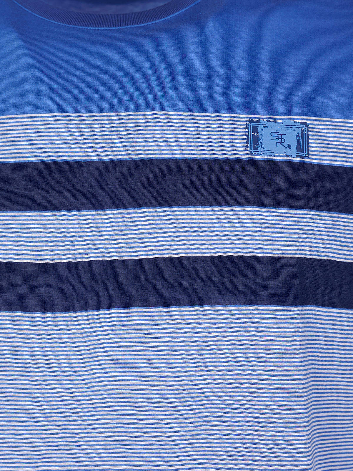 Мъжка пижама от две части на райе