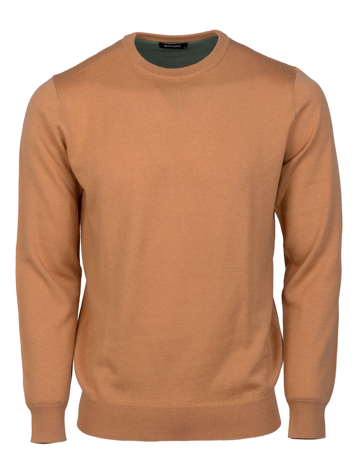 Мерино пуловер в бежово