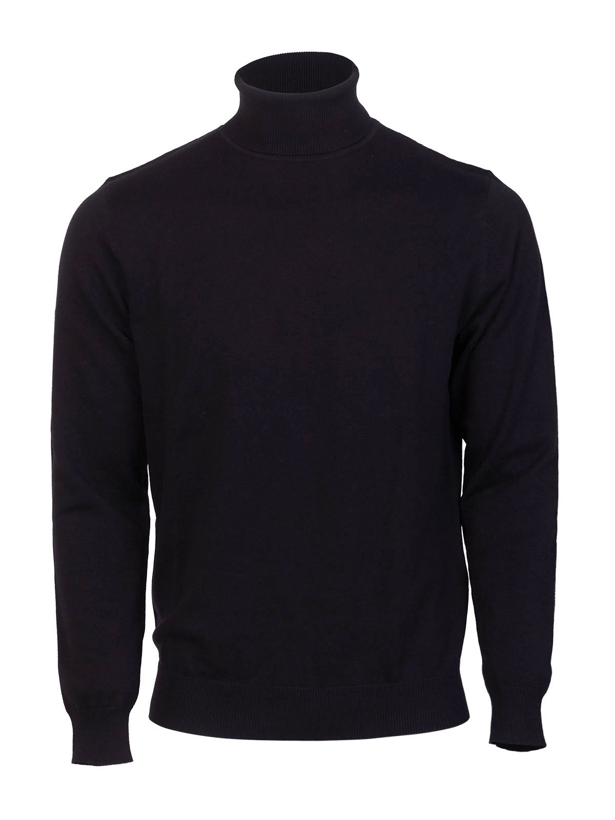 Мъжко памучно поло в черно