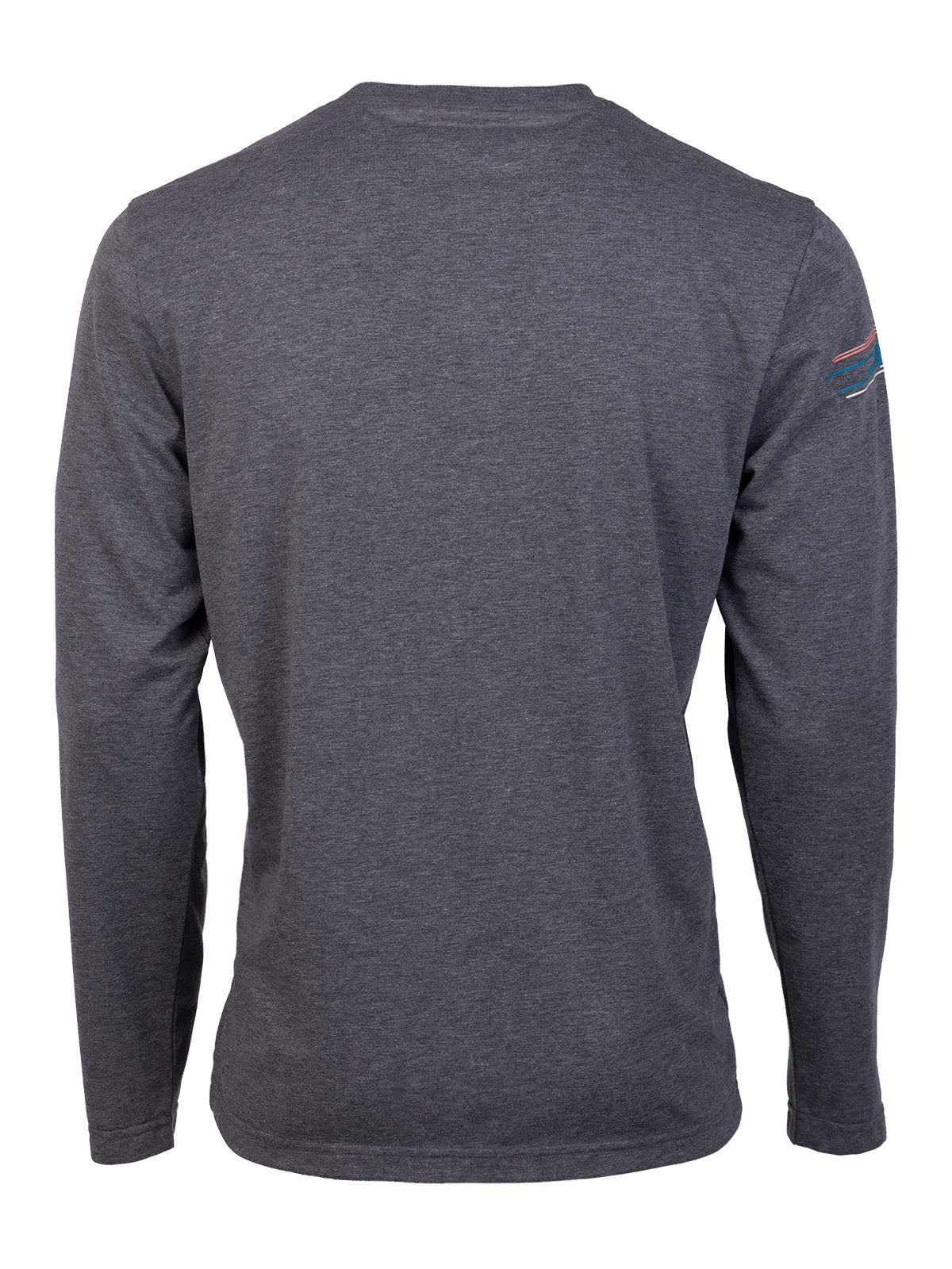 Блуза сив меланж с печат