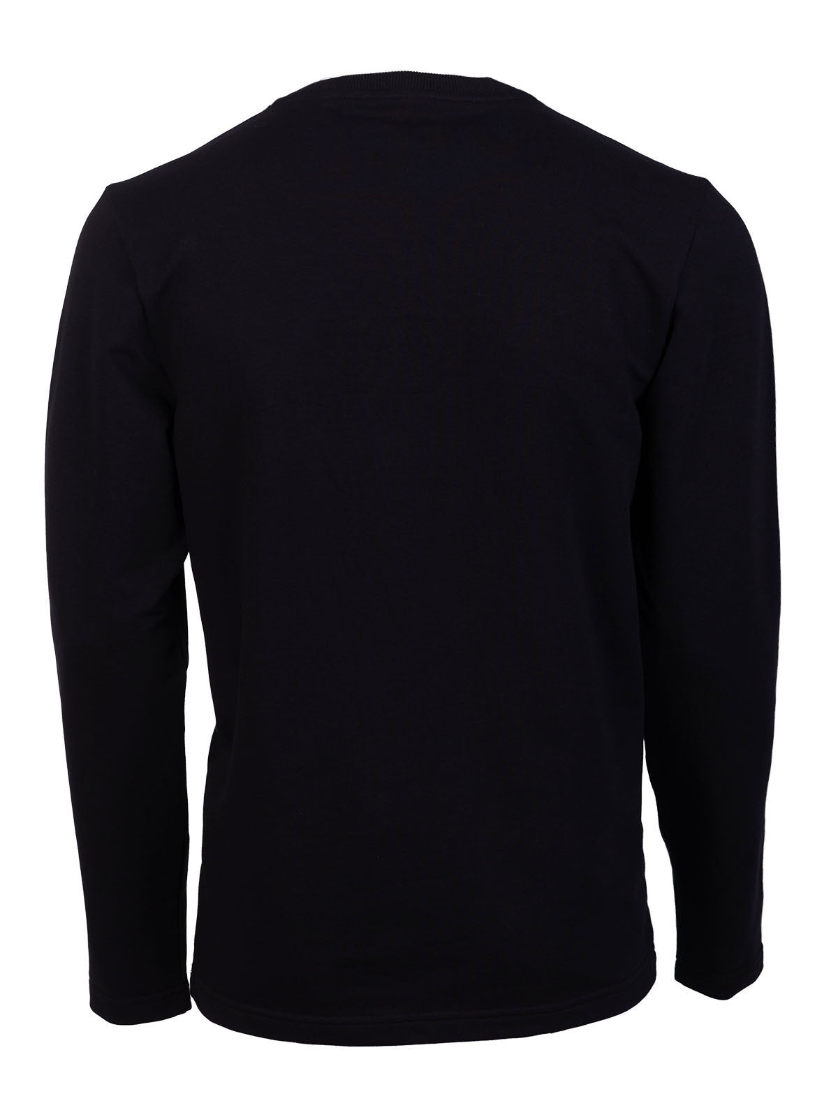 Блуза в черно с цветен принт