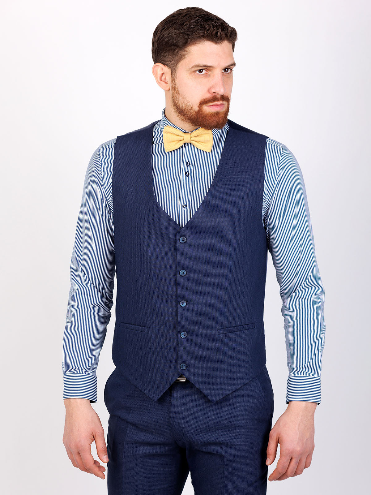 Класически тъмно син елек