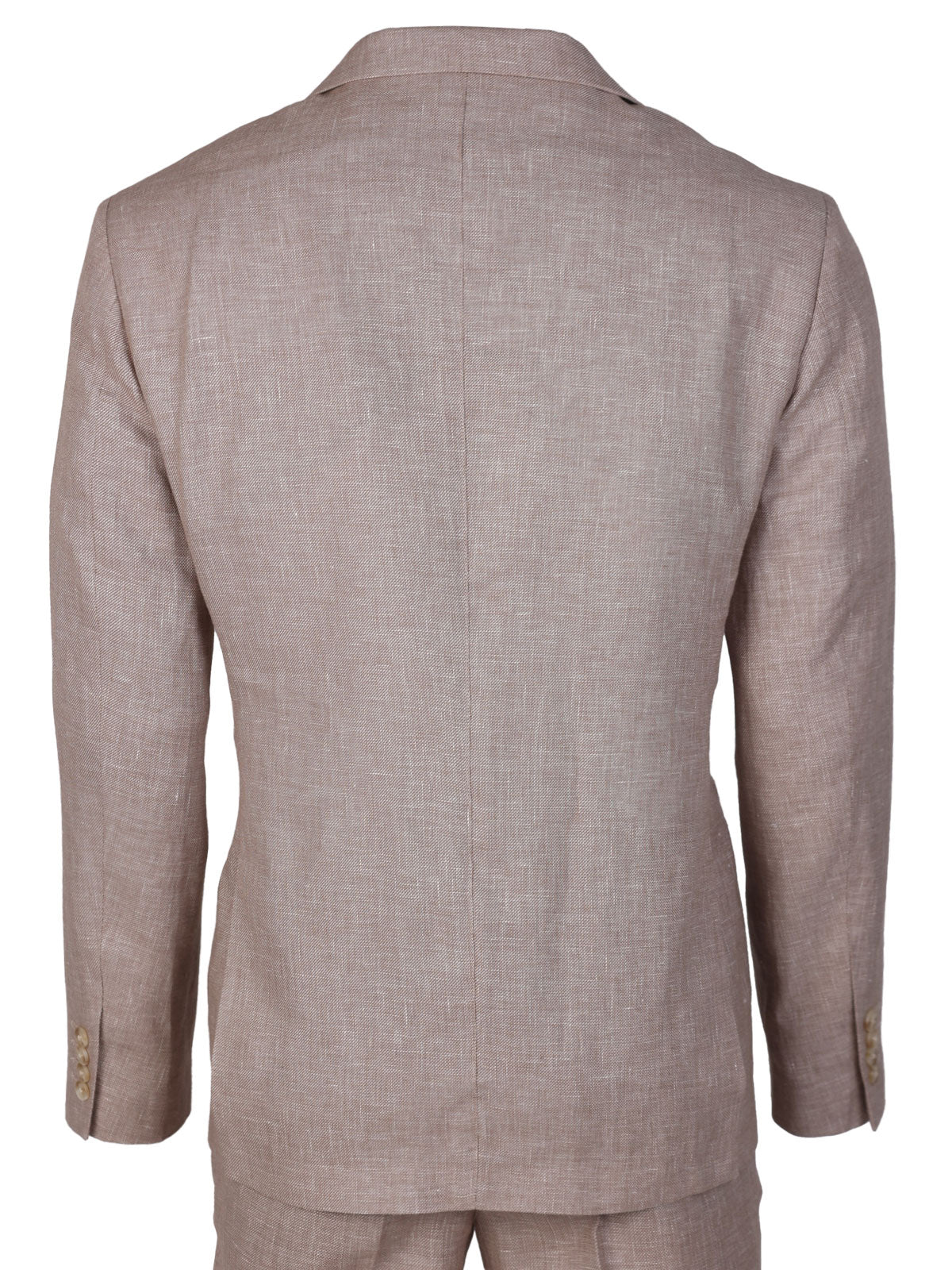 Ленено сако в бежов меланж