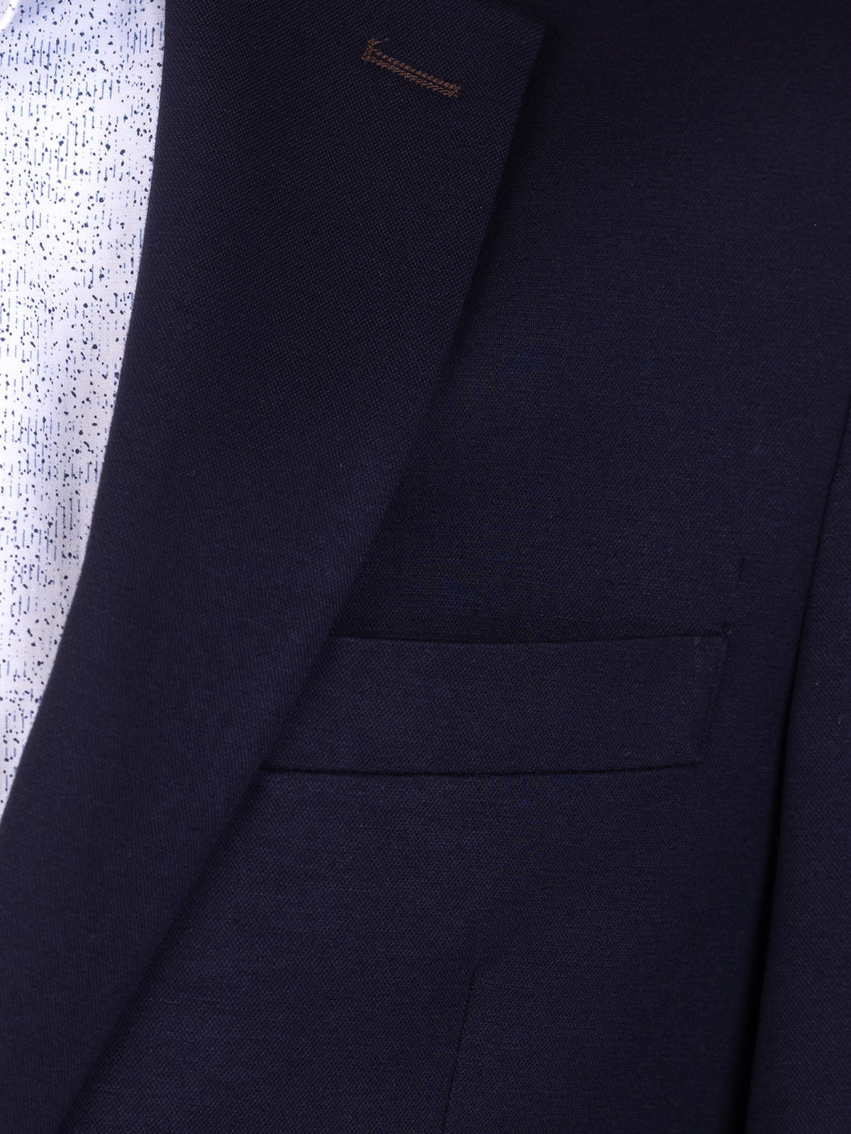 Мъжко тъмно синьо сако - трико