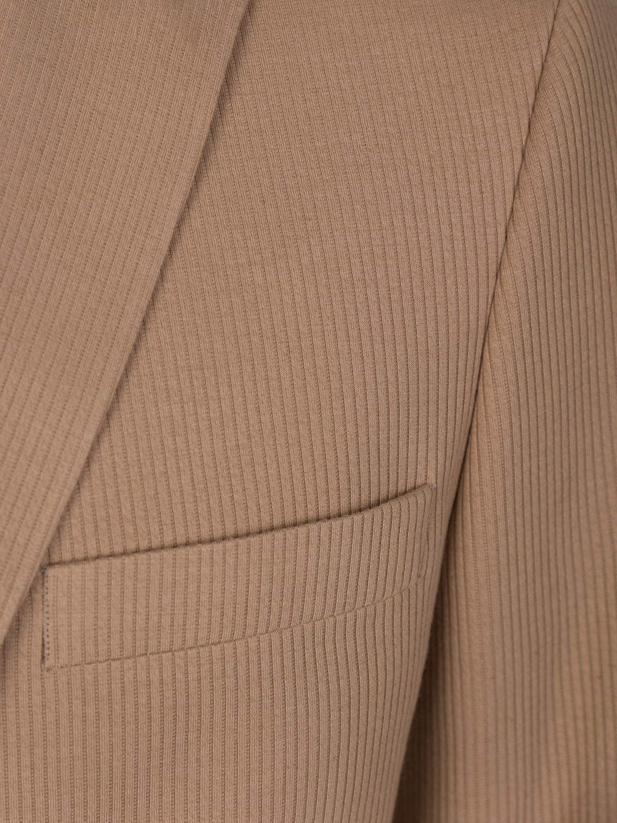 Мъжко сако тъмно бежов рипс