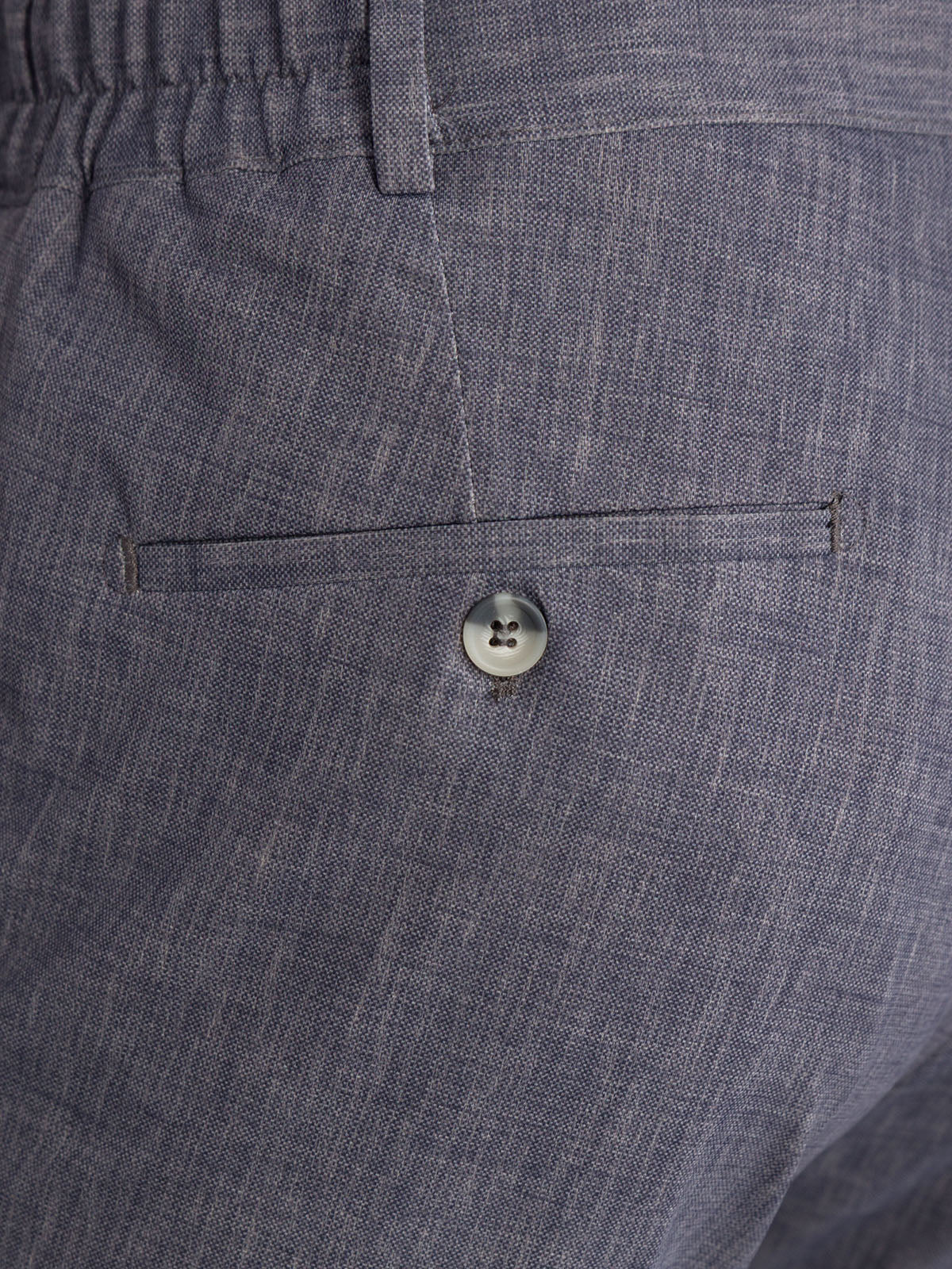 Mъжки панталон в сив меланж