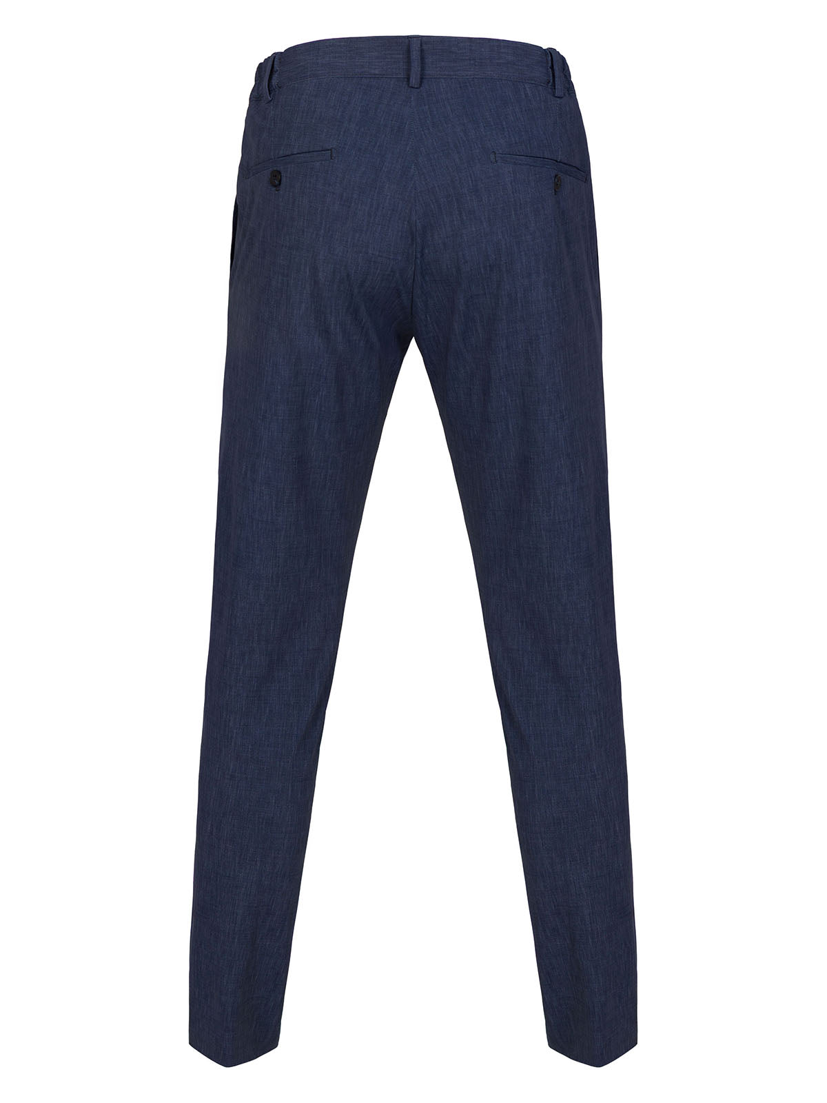 Mъжки панталон в тъмно син меланж