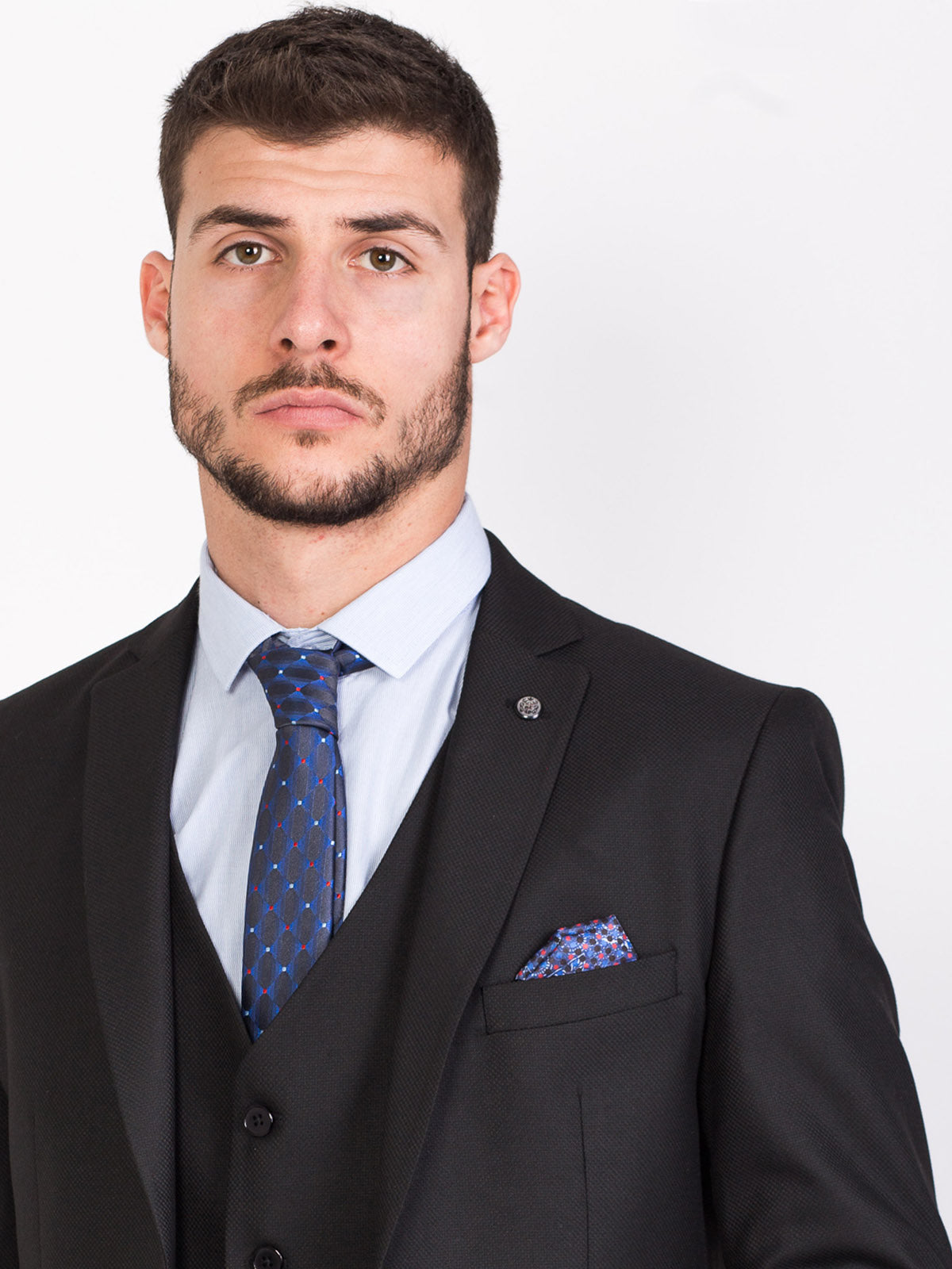 Черно сако на ситни кетки