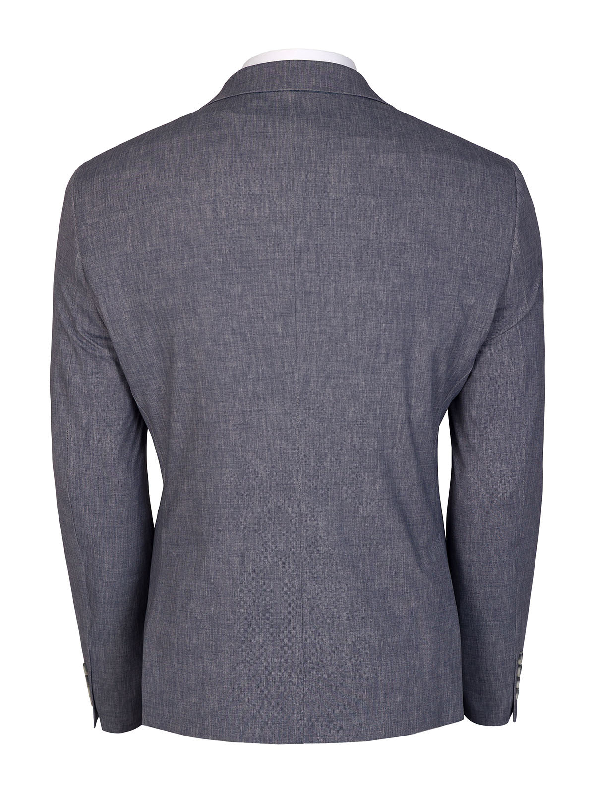 Мъжко сако в сив меланж