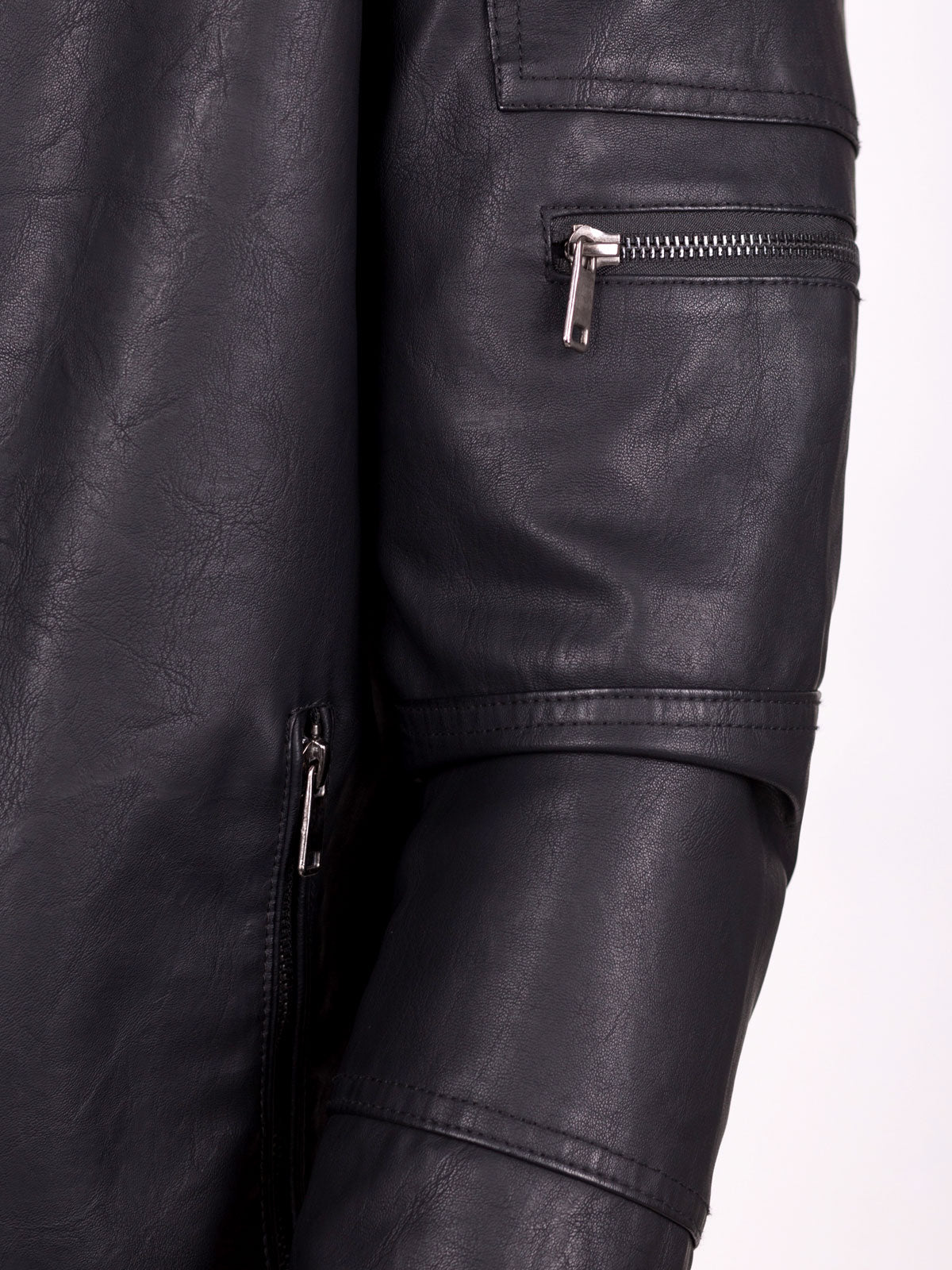 Men's Faux Leather Jacket