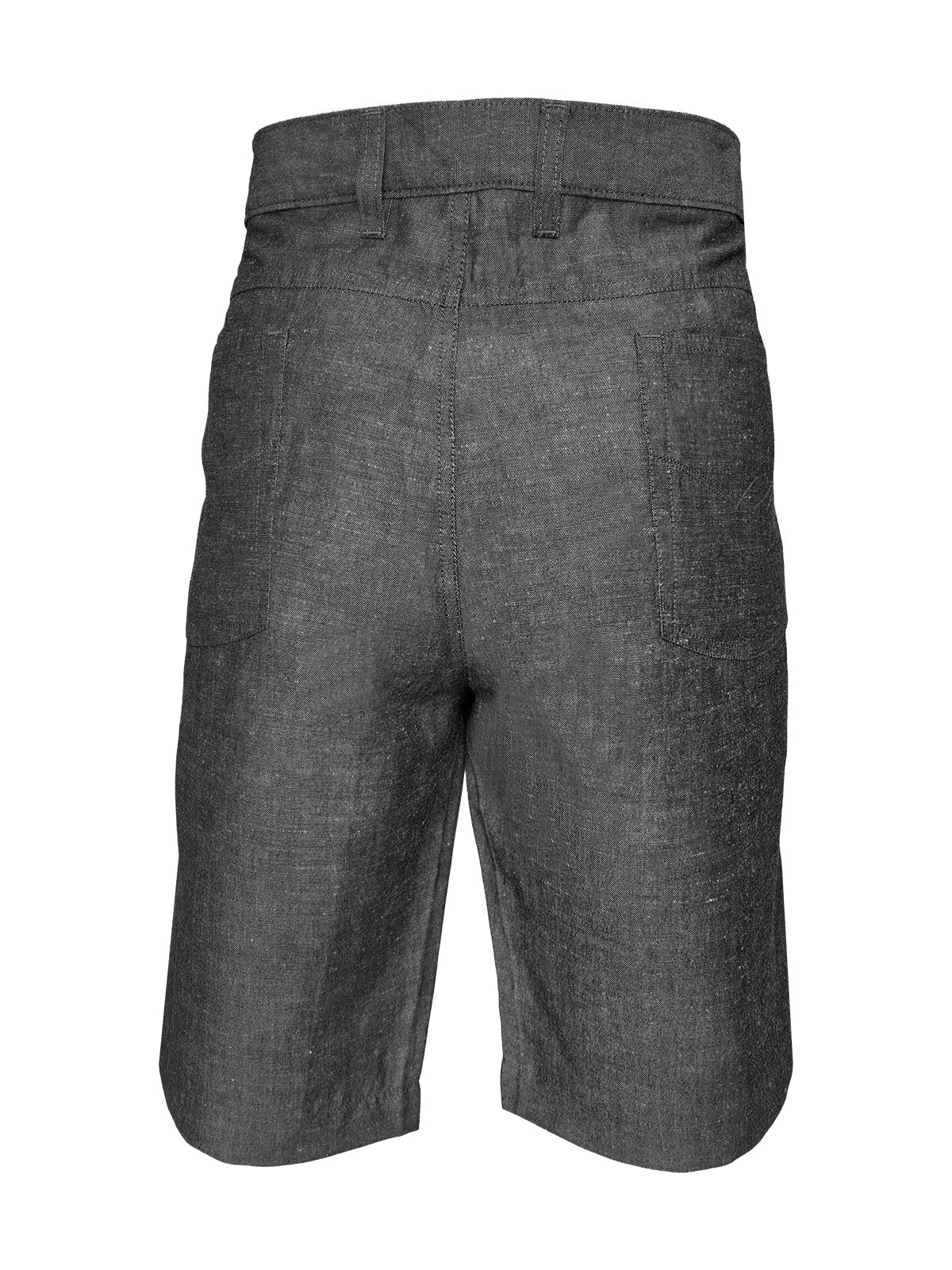 Къси понталони в сив меланж