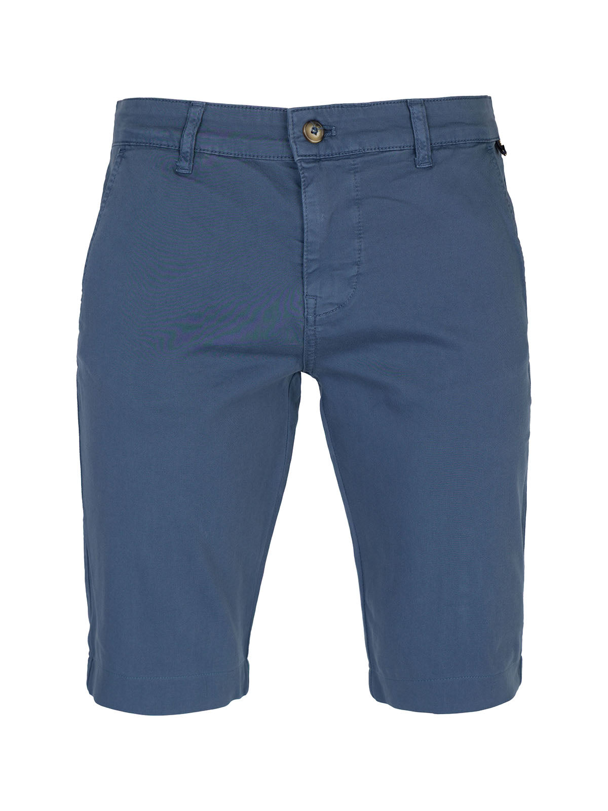 Къс втален панталон в деним