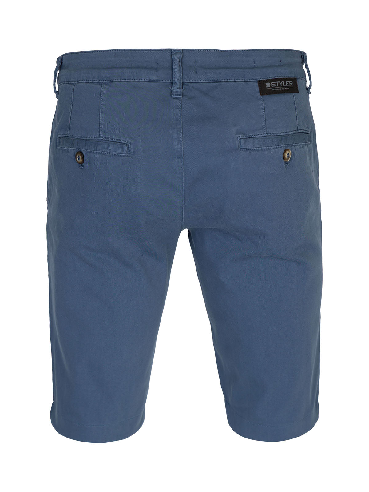 Къс втален панталон в деним