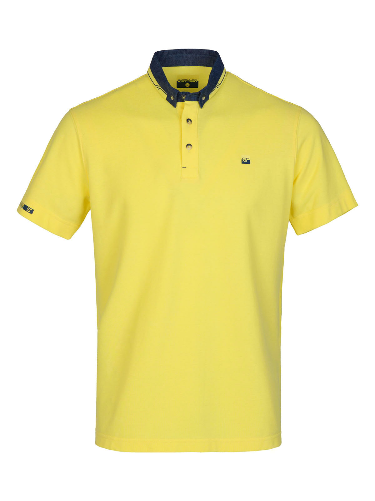 Мъжка тениска в жълто