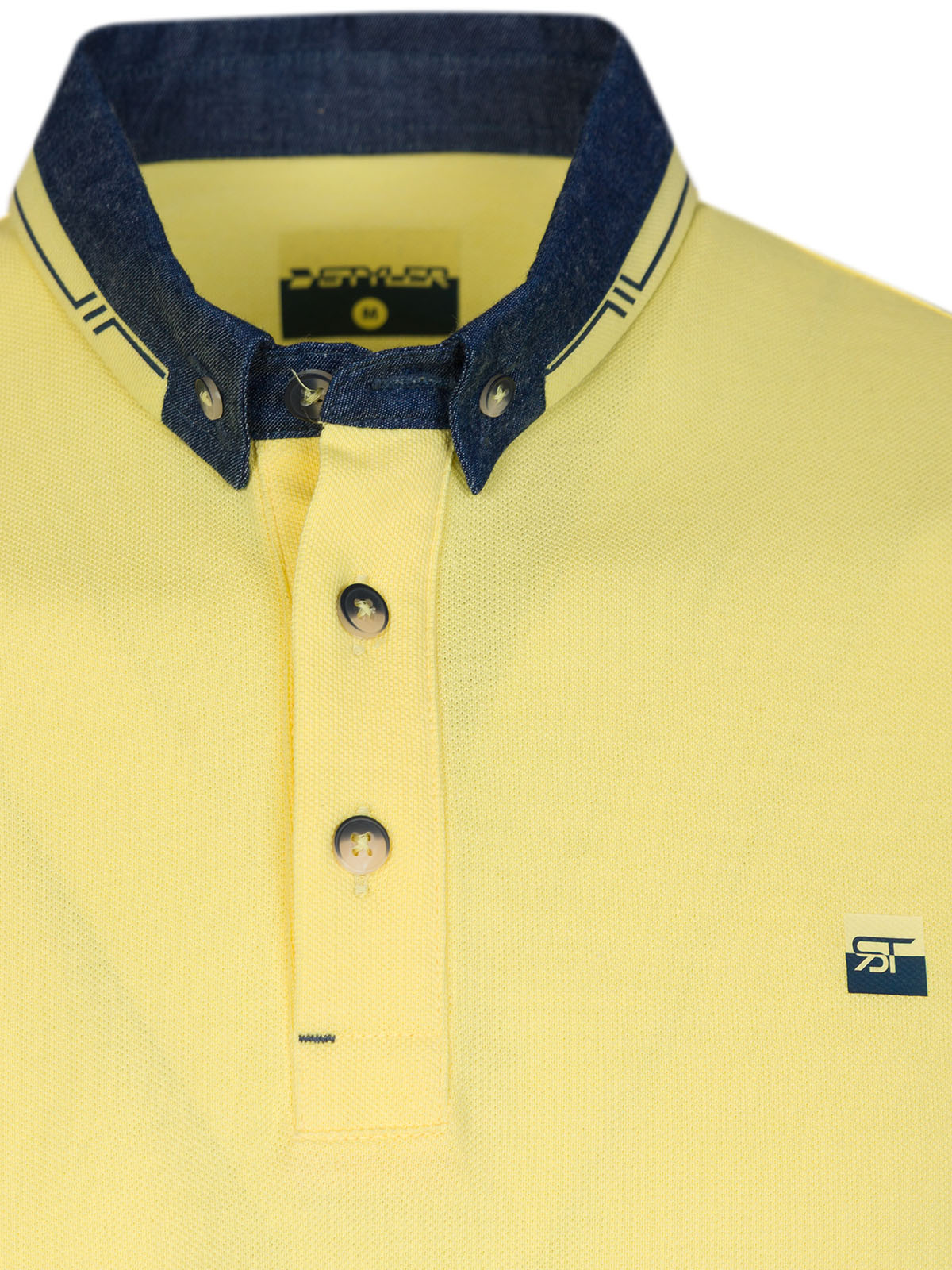 Мъжка тениска в жълто