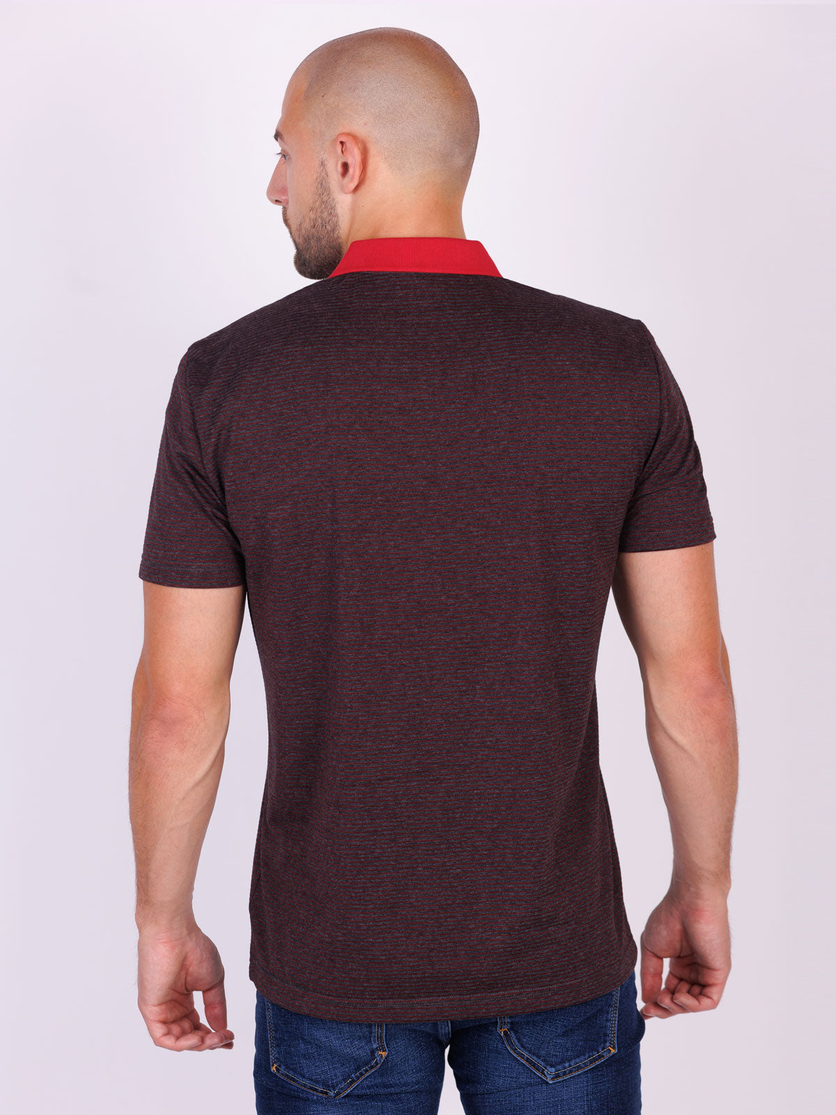 Тениска в сив меланж